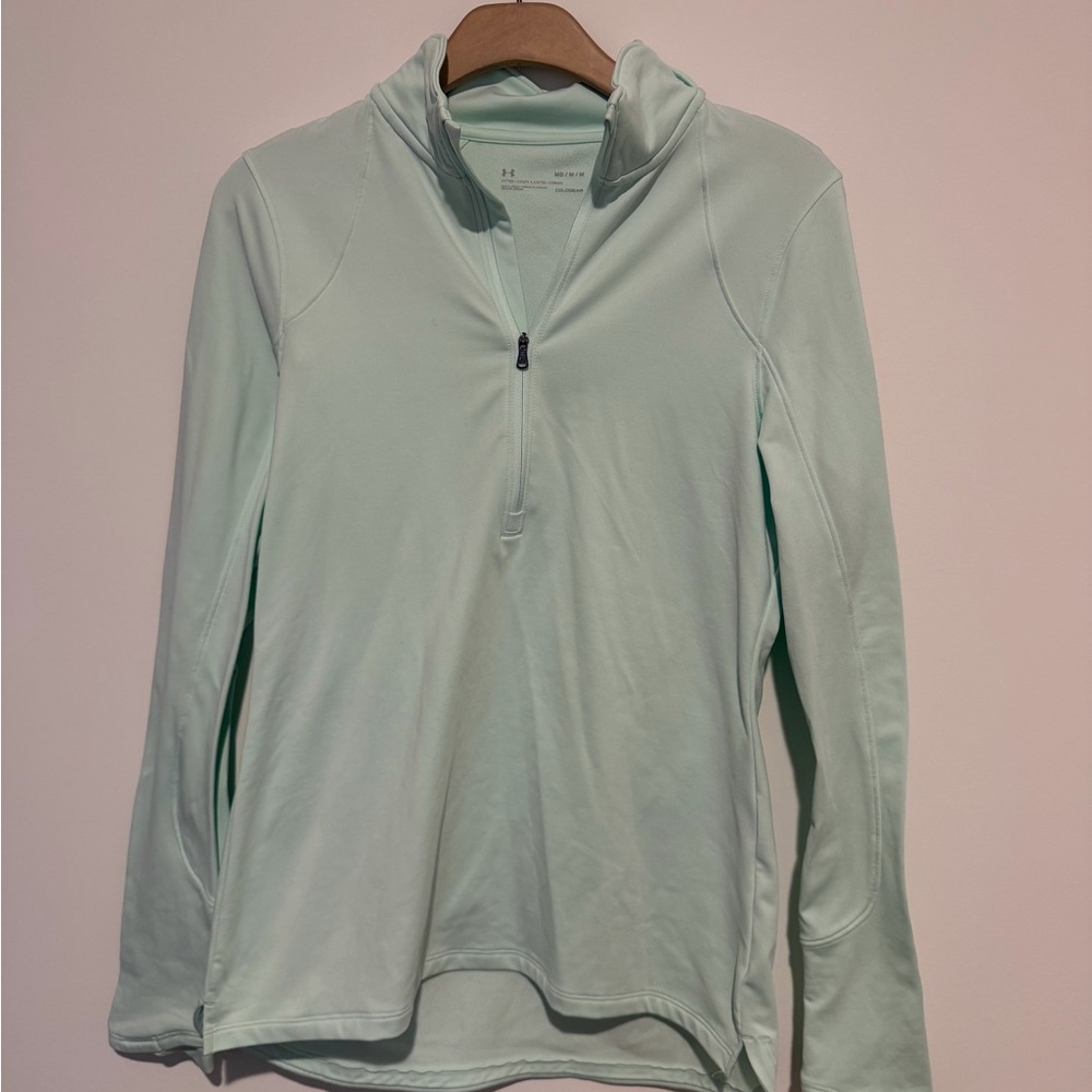 Under Armour Women's Mint Quarter-Zip Sweatshirt